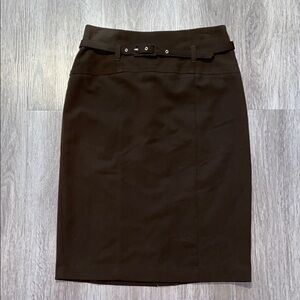 Catch My I Elegant Brown Skirt